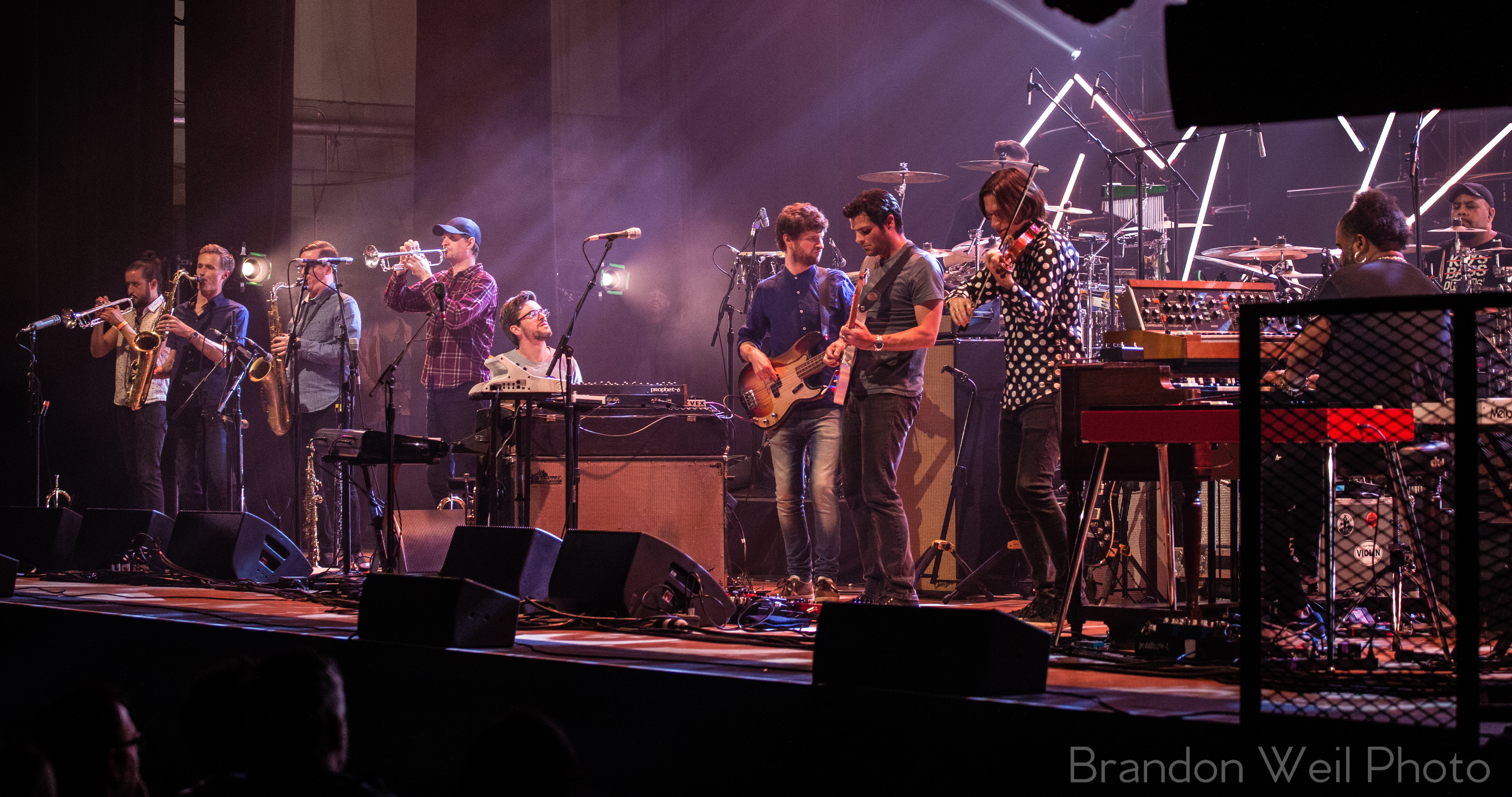 Crowd at a Snarky Puppy show